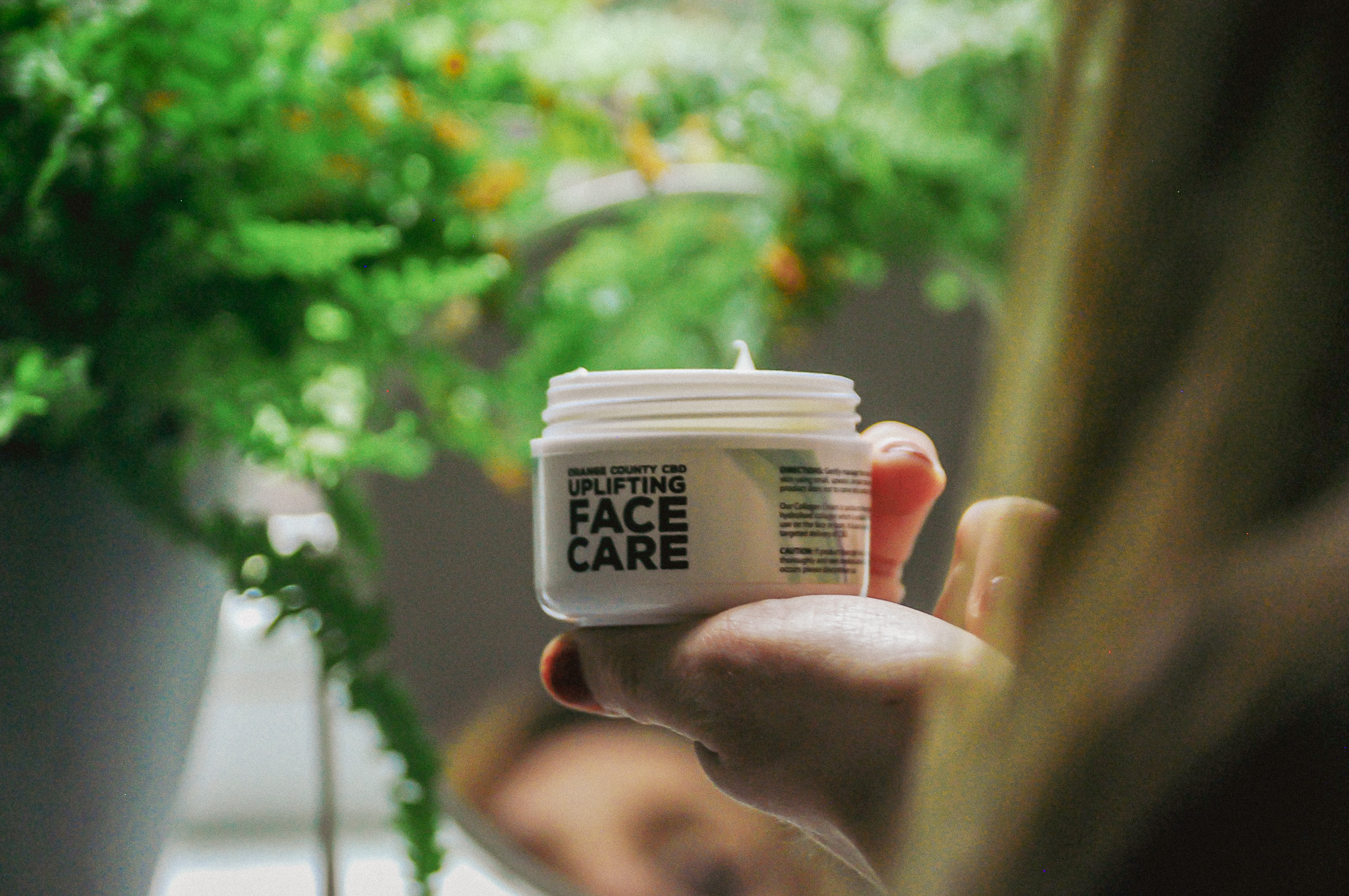 CBD: A tub of CBD face cream 