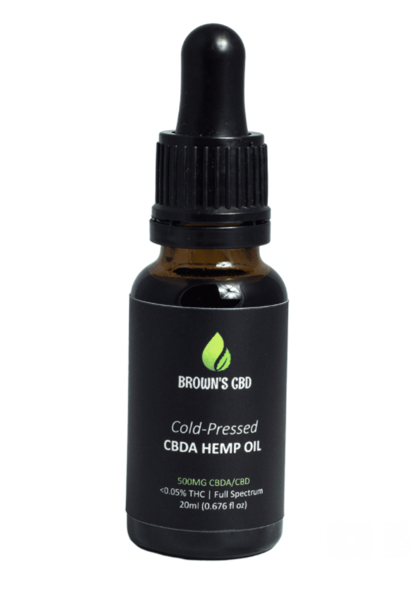 Discount: A bottle of BROWNS CBD cold press oil