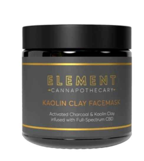 Skincare: A pot of Element CBD kaolin clay mask