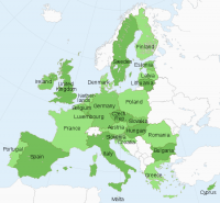Member States of the European Union polar stereographic projection EN.svg