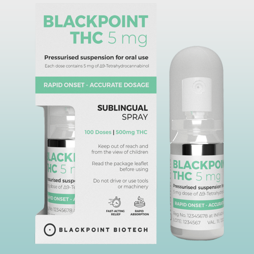Blackpoint THC 5mg – Sublingual Spray