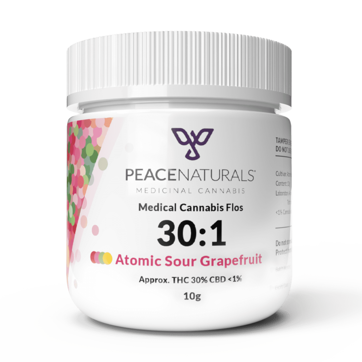 PeaceNaturals UK Bottle AtomicSourGrapefruit