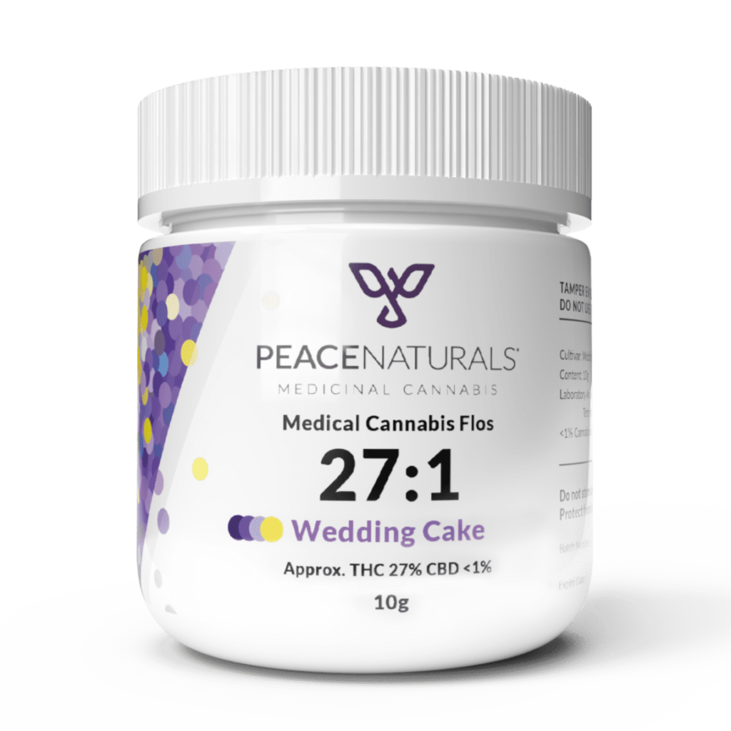 Peace Naturals flower – Wedding Cake 27% THC <1% CBD®
