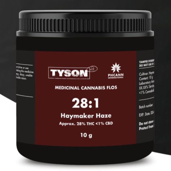 Tyson 2.0 flower – 28-1 – Haymaker Haze