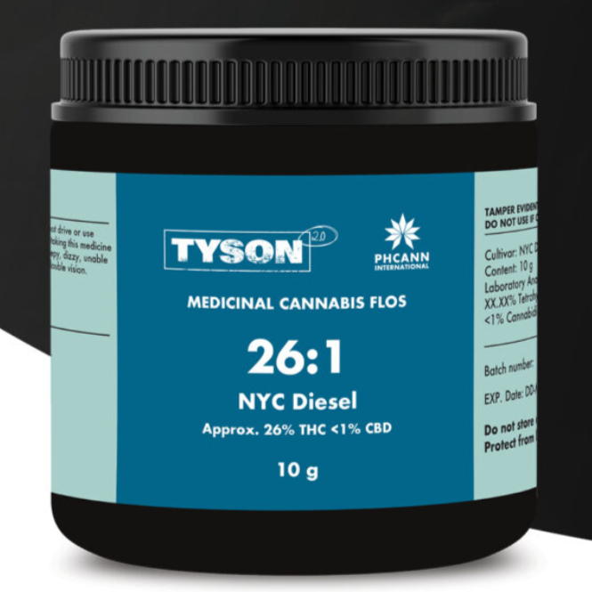 Tyson 2.0 flower – 26-1 – NYC Diesel