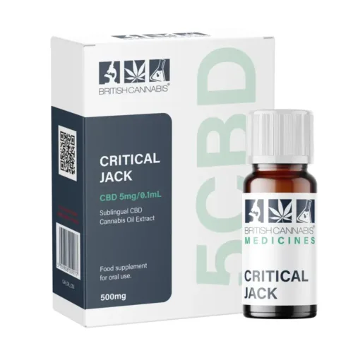 British Cannabis Medicines – 5CBD Critical Jack – C50 – 10ml