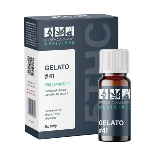 British Cannabis Medicines – 5THC Gelato #41 – T50 – 10ml