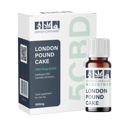 British Cannabis Medicines – 5CBD London Pound Cake – C50 – 10ml