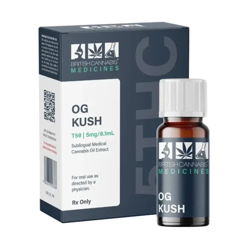 British Cannabis Medicines – 5THC OG Kush – T50 – 10ml