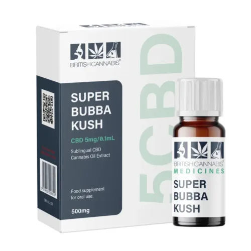 British Cannabis Medicines – 5CBD Super Bubba Kush – C50 – 10ml