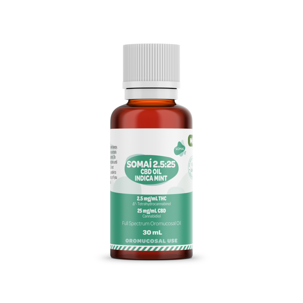 Somaí Pharmaceuticals – Somaí Sublingual Drops – 2.5:25 – Indica Mint