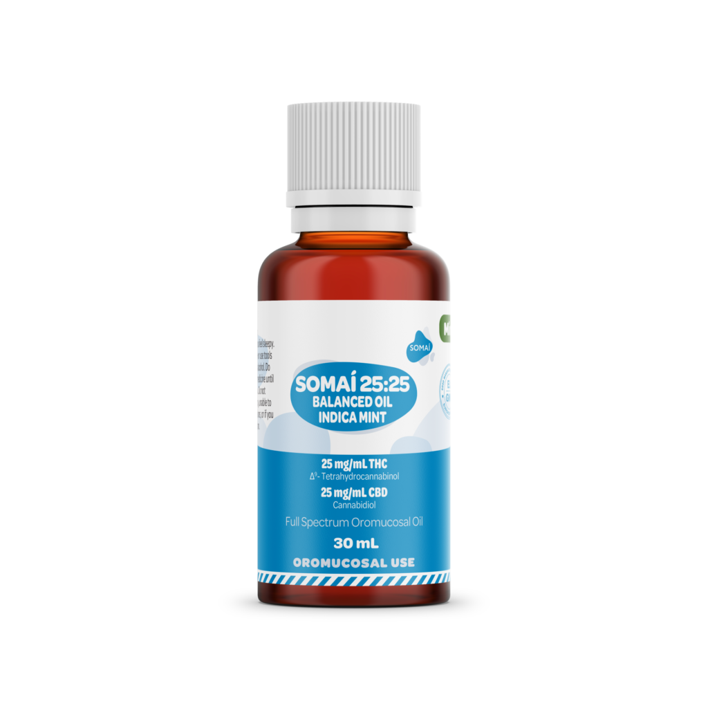 Somaí Pharmaceuticals – Somaí Sublingual Drops – 25:25 – Indica Mint