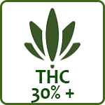 THC (30%+)