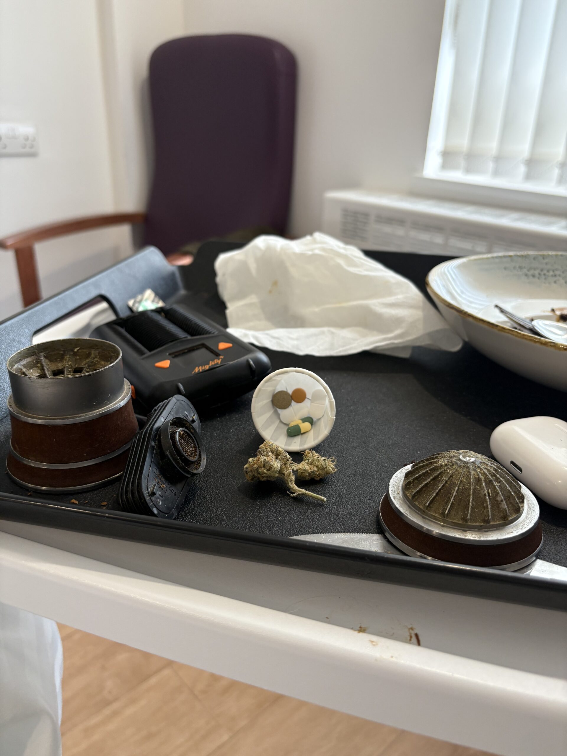 Medical Cannabis Helped Me Recover from Major Surgery—and Opened Minds in the NHS 4 hospital tray scaled